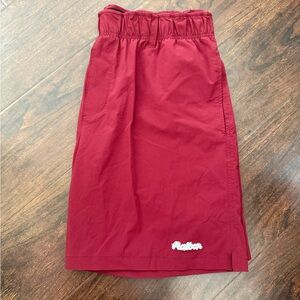 Maroon Malbon Men’s Shorts